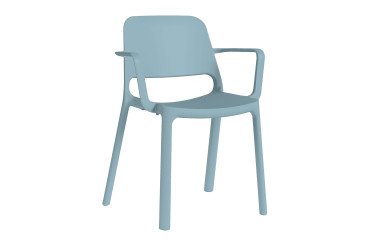 Seduta per visitatore 600 con braccioli colorata