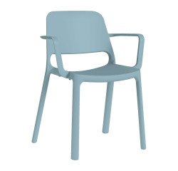 Seduta per visitatore 600 con braccioli colorata