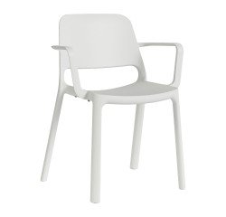 Seduta per visitatore 600 con braccioli colorata