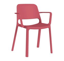 Seduta per visitatore 600 con braccioli colorata