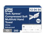 Essuie-mains pliés Tork H2 compressés Tork Xpress Advanced - Sachet de 2400