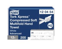 Folded hand towels Tork H2 compressed Tork Xpress Advanced - 2400 pack
