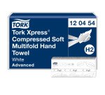 Essuie-mains pliés Tork H2 compressés Tork Xpress Advanced - Sachet de 2400