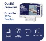 Essuie-mains pliés Tork H2 compressés Tork Xpress doux Premium - Sachet de 2700