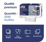 Handdoekken gevouwen Premium zacht Tork Xpress H2 samengeperst - Zakje met 2040 stuks