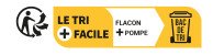 L'Info-tri permet de mieux trier les produits et emballages, grâce à une indication claire et précise sur l'endroit où les déposer (bac de tri, déchèterie, point de collecte, magasin…).