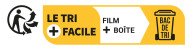L'Info-tri permet de mieux trier les produits et emballages, grâce à une indication claire et précise sur l'endroit où les déposer (bac de tri, déchèterie, point de collecte, magasin…).