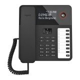 Gigaset téléphone filaire DESK 600 Noir