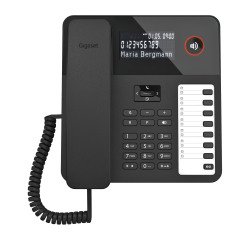 Gigaset téléphone filaire DESK 600 Noir