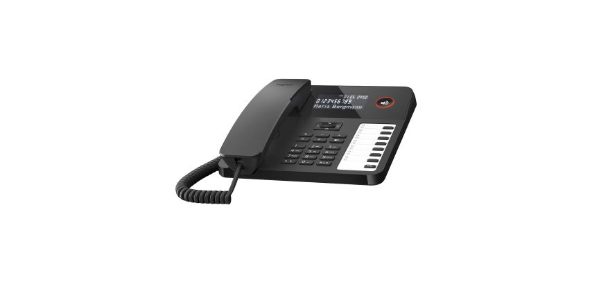 Gigaset téléphone filaire DESK 600 Noir
