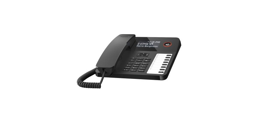 Gigaset téléphone filaire DESK 600 Noir
