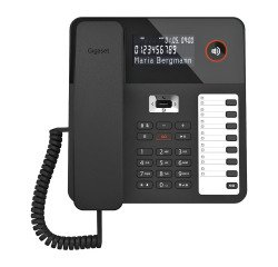 Gigaset téléphone filaire DESK 800A Noir