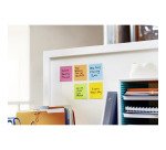 2+1 Confezioni Post-it super sticky Carnival 47,6 x 47,6 mm 90 ff 12 unità 1 confezione in omaggio