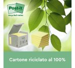 Post-it Super Sticky Giallo Canary in carta riciclata 47,6 x 47,6 mm 12 unità da 70 fogli