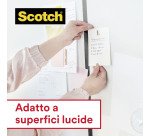 Confezione convenienza 6 + 2 in omaggio Nastri adesivi Scotch Crystal polipropilene 19 mm x 33 m trasparente