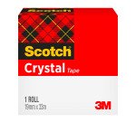 Scotch Crystal Clear Tape 19mm x 33m Transparent