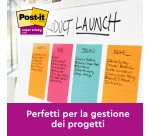 Post-it Super Sticky Cosmic a righe 101 x 152 mm 3 unità da 90 fogli