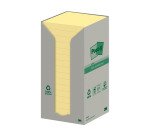 Post-it in carta riciclata Giallo Canary 76 x 76 mm 16 unità