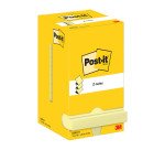 Post-it Sticky Z-Notes 76 x 76 mm Canary Yellow 12 Pads of 100 Sheets