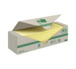 Post-it in carta riciclata Gialli 76 x 76 mm Confezione convenienza 18+6 unità