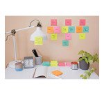 Bloc cube multicouleurs Post-It 76 x 76 mm - bloc de 450 feuilles