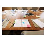 Dispenser Post-it Gatto Bianco + Post-it Super Sticky Rosso rubino 76 x 76 mm