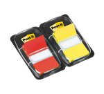 Segnapagina Post-it 680 Rosso, giallo senza rigatura 25,4 x 43,2 mm 2,54 x 4,32 cm 2 unità da 50 strappi