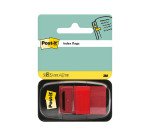 Index Post-it Medio Rosso senza rigatura non perforato 25,4 x 43,2 mm 2,54 x 4,32 cm 70 g/m² 50 segnapagina
