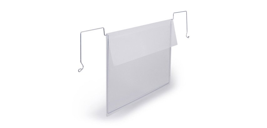 Funda para perchas de alambre con solapa A4 horizontal Durable - paquete de 50