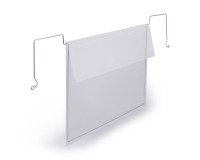 Funda para perchas de alambre con solapa A5 horizontal Durable - paquete de 50