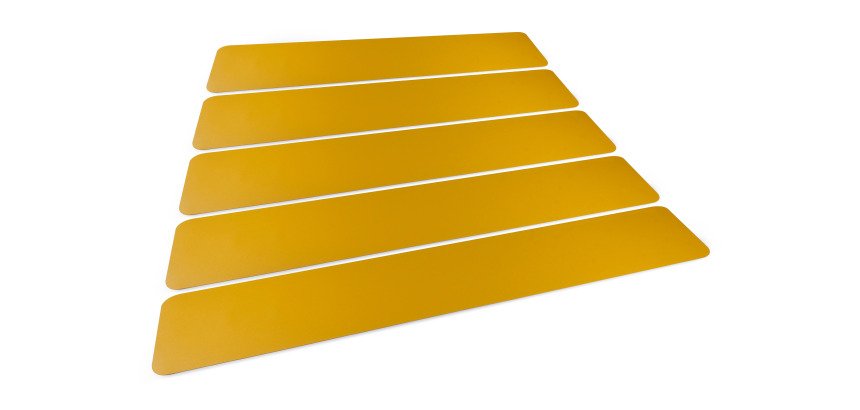 Marcaje de paso peatonal adhesivo - 5 bandas