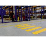 Marcaje de paso peatonal adhesivo - 5 bandas