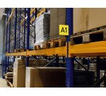 Señal de pasillo autoadhesiva 154 x 152 mm Durable - paquete de 10