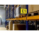 Señal de pasillo magnética A4 horizontal Durable - paquete de 10