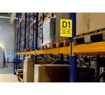 Señal de pasillo magnética A4 vertical Durable - paquete de 10