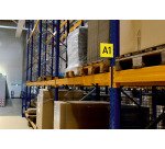 Señal de pasillo magnética 149 x 149 mm Durable - paquete de 10