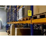 Señal de pasillo magnética  A5 vertical Durable - paquete de 10