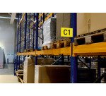 Señal de pasillo magnética A5 horizontal Durable - paquete de 10