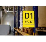 Señal de pasillo magnética A4 vertical Durable - paquete de 10
