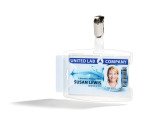 Identificador para 2 tarjetas ReXycle® Durable con clip - paquete de 25