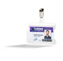 Identificador para 1 tarjeta ReXycle® Durable con clip - paquete de 25