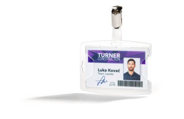 Identificador para 1 tarjeta ReXycle® Durable con clip - paquete de 25