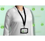 Portanombres Durable de papel reciclado 54x90 mm - paquete de 20