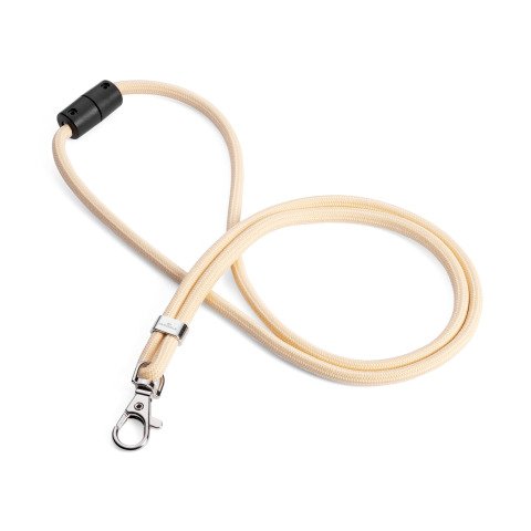 Cinta textil beige reciclada Durable con mosquetón - paquete de 10