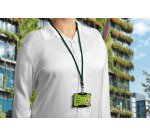 Cinta textil reciclada Durable con mosquetón - paquete de 10