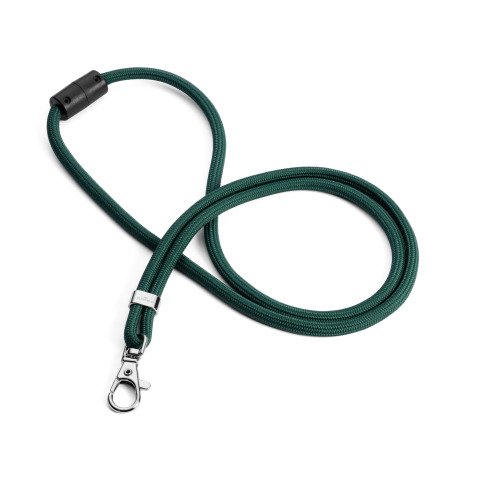 Cinta textil verde reciclada Durable con mosquetón - paquete de 10