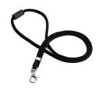 Cinta textil negro reciclada Durable con mosquetón - paquete de 10