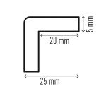 Perfil protector de esquinas C20 magnético Durable