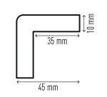 Perfil protector de esquinas C35 magnético Durable