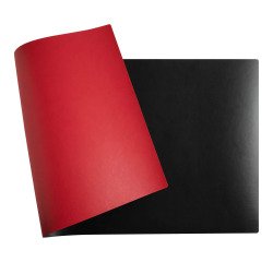 Vade de escritorio Exacompta 40 x 80 cm negra/roja